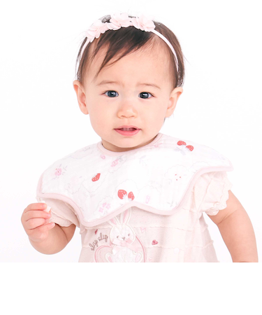 【お揃い】モチーフ総柄ガーゼスタイベビー