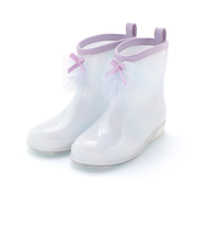 【お揃い】オーロラキラキラプリント総柄レインブーツ(13~18cm)