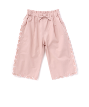 スカラップ7分丈デニム&ツイルパンツ(90~130cm)