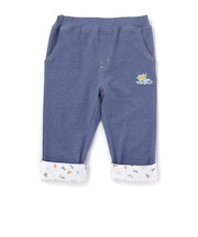 裾折り返し7分丈ツイルパンツ(80~120cm)