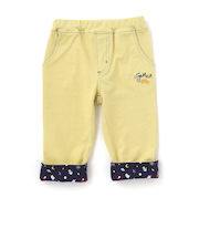 裾折り返し7分丈ツイルパンツ(80~120cm)