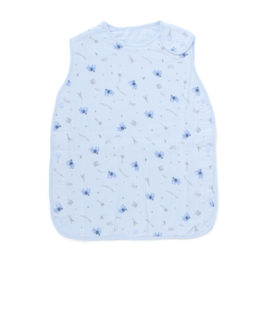 【お揃い】ガーゼアニマルプリントスリーパー(50~90cm)