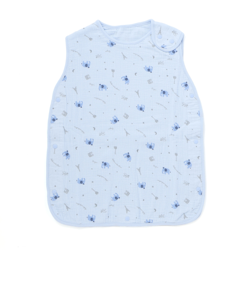 【お揃い】ガーゼアニマルプリントスリーパー(50~90cm)