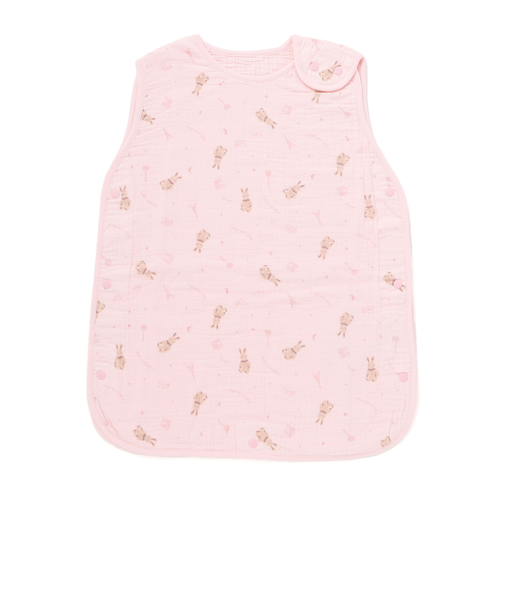 【お揃い】ガーゼアニマルプリントスリーパー(50~90cm)