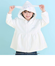 【シナモロール/ポムポムプリン×SLAPSLIP】耳付きデザインパーカー(90~130cm)