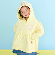 【シナモロール/ポムポムプリン×SLAPSLIP】耳付きデザインパーカー(90~130cm)