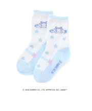 【シナモロール/ポムポムプリン×SLAPSLIP】履き口スカラップソックス(13~21cm)