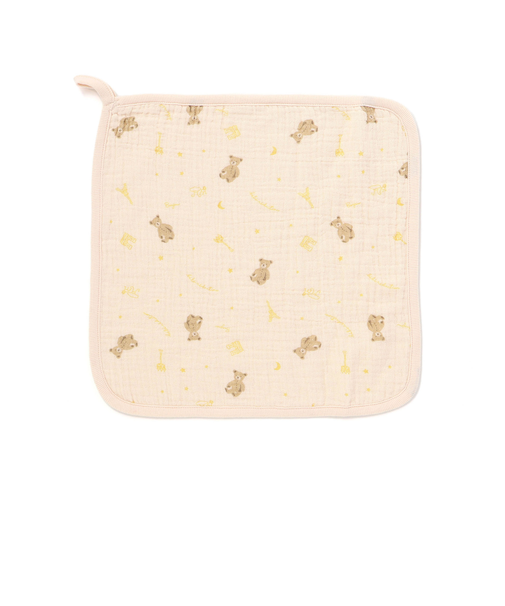 【お揃い】ガーゼアニマルプリントハンドタオル