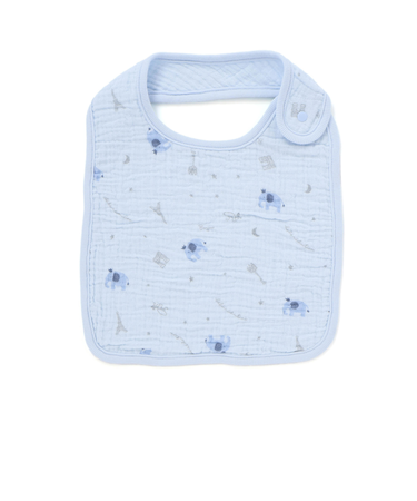 【お揃い】ガーゼアニマルプリントスタイ