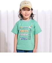 アニマルモチーフプリント天竺Tシャツ(80~130cm)