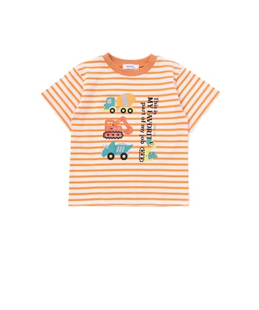 アニマルモチーフプリント天竺Tシャツ(80~130cm)