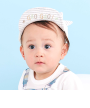 クマ&恐竜キャップベビー(46~48cm)