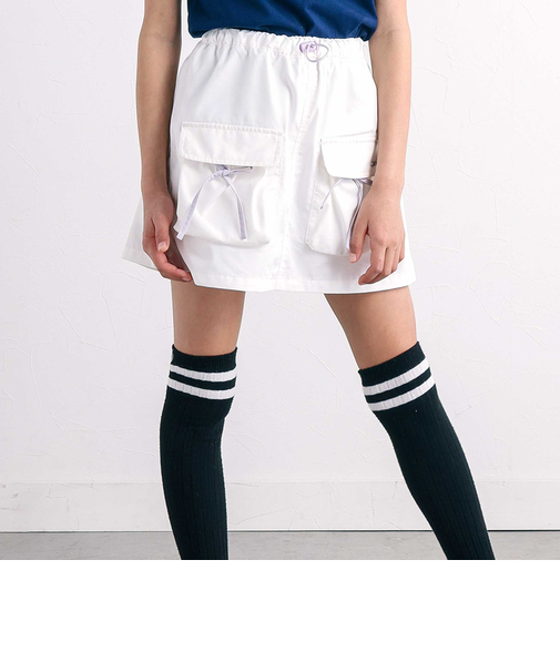 ギャザーポケット付きタフタスカパン(110~150cm)