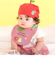 【絵本コラボ-はらぺこあおむし-】無地&チェック柄スタイベビー