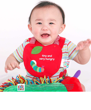 【絵本コラボ-はらぺこあおむし-】無地&チェック柄スタイベビー