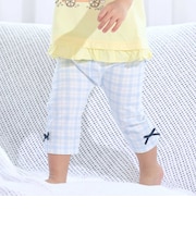 【スララク/防汚加工】前後フリーで時短!パパパッと穿ける7分丈前向きパンツ(80~120cm)