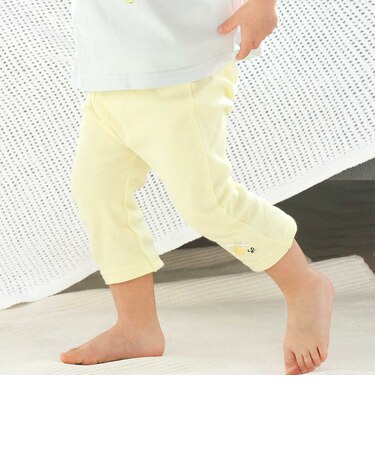 【スララク/防汚加工】前後フリーで時短!パパパッと穿ける7分丈前向きパンツ(80~120cm)