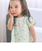 【スララク/防汚加工/オーガニックコットン】ときめき女の子半袖Tシャツ(80~130cm)