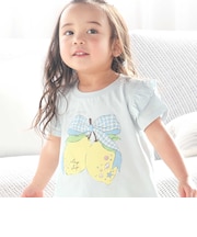 【スララク/防汚加工/オーガニックコットン】ときめき女の子半袖Tシャツ(80~130cm)