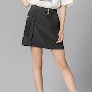 サテンベルトつきスポMIXスカパン(130~160cm)