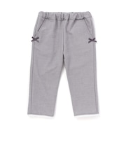 裾レースサッカーストレッチカプリパンツ(90~150cm)