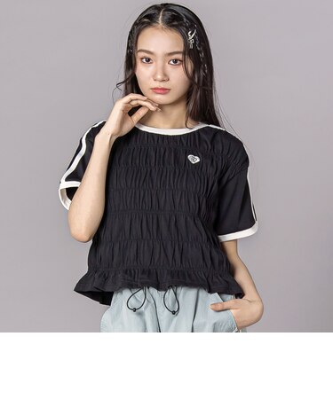 シャーリングトップス(130~160cm)