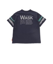 【接触冷感】ソデカラーペイント×バックロゴ クールタッチTシャツ(110~160cm)