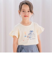 ベア天竺ネズミプリントTシャツ(90~140cm)