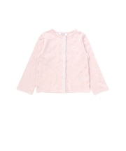 【お揃い】総柄オパール天竺カーディガン(90~130cm)