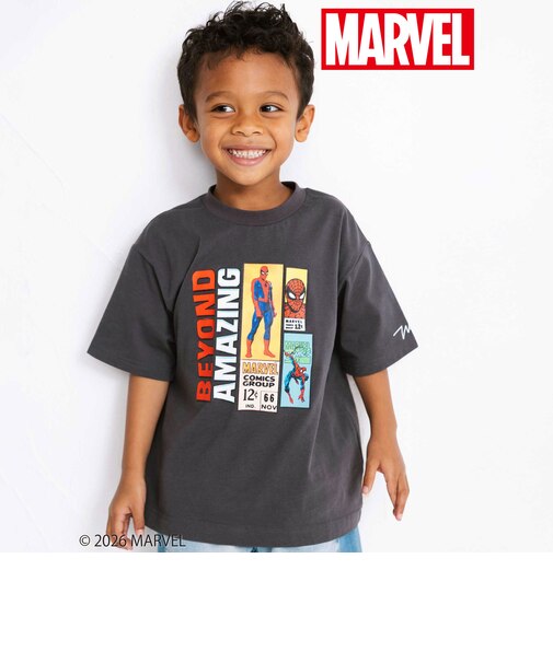 【スパイダーマン】コミックプリントBIGTシャツ(100~160cm)