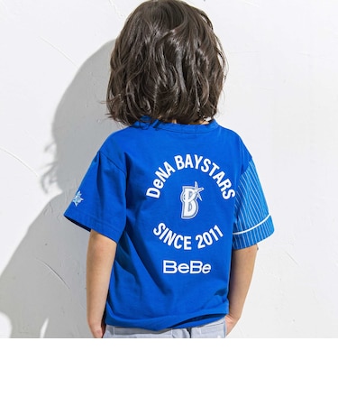 【NPB 横浜DeNAベイスターズ】ベースボールユニフォーム風半袖Tシャツ(90~140cm)