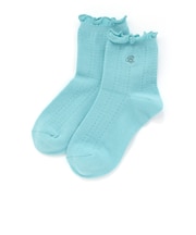 メロウフリルレース編みクルーソックス(11~24cm)