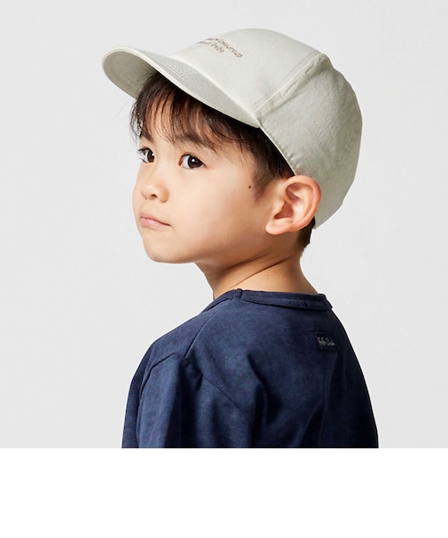 【アジャスター付】ロゴ刺しゅうキャンバスキャップ(52~56cm)