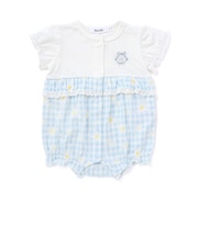 【お揃い】ウエスト切り替えフリルカバーオールベビー(60~80cm)