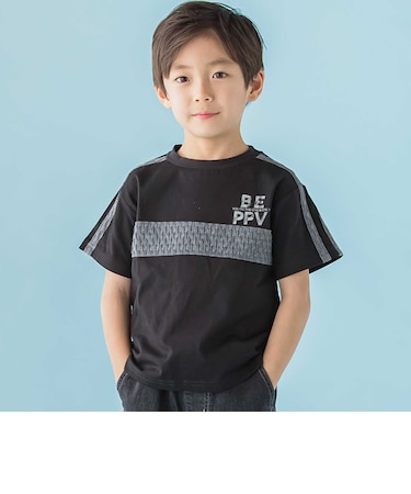 【店舗限定】立体ライン天竺半袖Tシャツ(95～150cm)