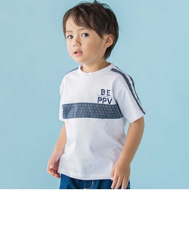 【店舗限定】立体ライン天竺半袖Tシャツ(95~150cm)