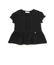 【店舗限定】レースタックフレア天竺半袖Tシャツ(95~150cm)