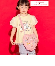 【SWIMMERxサンリオキャラクターズxSLAPSLIP】フリル付きハートリュック