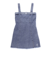 フリンジスリット デニムジャンスカ(130~160cm)