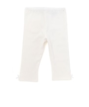 リボン付き6分丈リブレギンス(80~110cm)