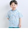 総柄プリント胸ポケット刺しゅう半袖Tシャツ(80~130cm)