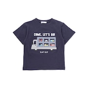 窓からいっぱいパッチ半袖Tシャツ(80~130cm)