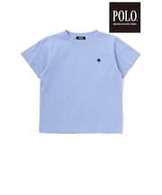 【POLO BCS(ポロ・ビーシーエス)×SLAP SLIPコラボ】ロゴパッチ天竺半袖Tシャツ(80~130cm)