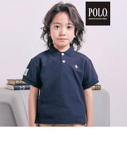 【POLO BCS(ポロ・ビーシーエス)×SLAP SLIPコラボ】無地&ボーダー柄半袖ポロシャツ(80~130cm)