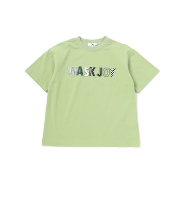 【接触冷感】刺しゅう風ロゴプリントBIGTシャツ(110~160cm)