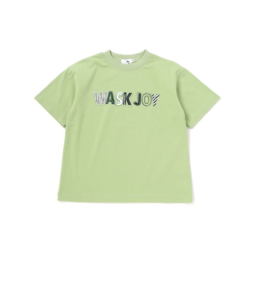 【接触冷感】刺しゅう風ロゴプリントBIGTシャツ(110~160cm)