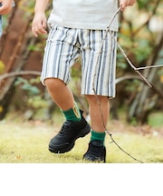 パイルランダムストライプハーフパンツ(80~150cm)