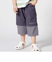 リップストップストレッチ配色コンバーチブルパンツ(90~160cm)