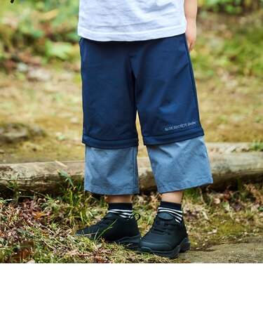 リップストップストレッチ配色コンバーチブルパンツ(90~160cm)