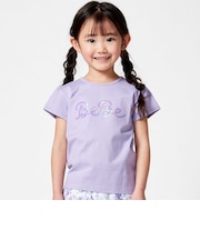 クリアスパンコールロゴ天竺半袖Tシャツ(100~150cm)